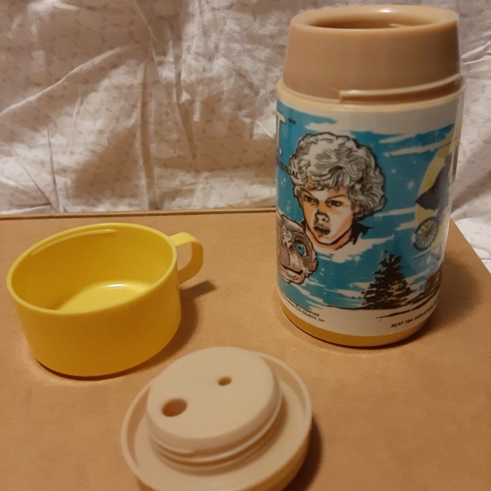 E. T. The Extra-Terrestrial Thermos VINTAGE